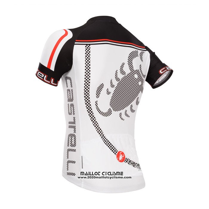2014 Maillot Ciclismo Castelli Noir et Gris Manches Courtes et Cuissard