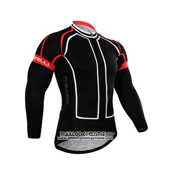 2015 Maillot Ciclismo Castelli Noir Manches Longues et Cuissard