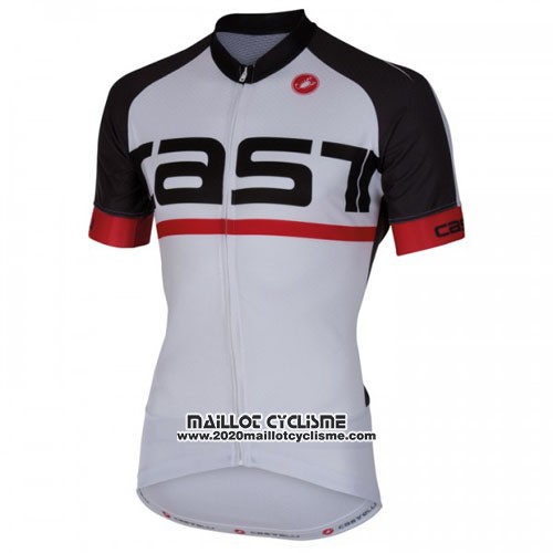 2016 Maillot Ciclismo Castelli Blanc Manches Courtes et Cuissard