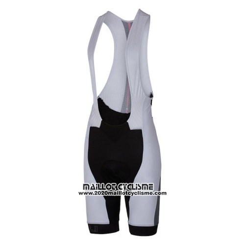 2016 Maillot Ciclismo Castelli Blanc et Rouge Manches Courtes et Cuissard