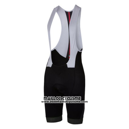 2016 Maillot Ciclismo Castelli Rouge Noir Manches Courtes et Cuissard
