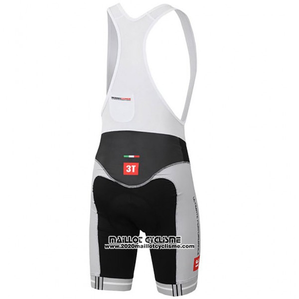2017 Maillot Ciclismo Castelli 3t Gris et Noir Manches Courtes et Cuissard