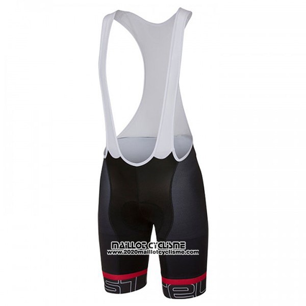 2017 Maillot Ciclismo Castelli Attacco Noir Manches Courtes et Cuissard
