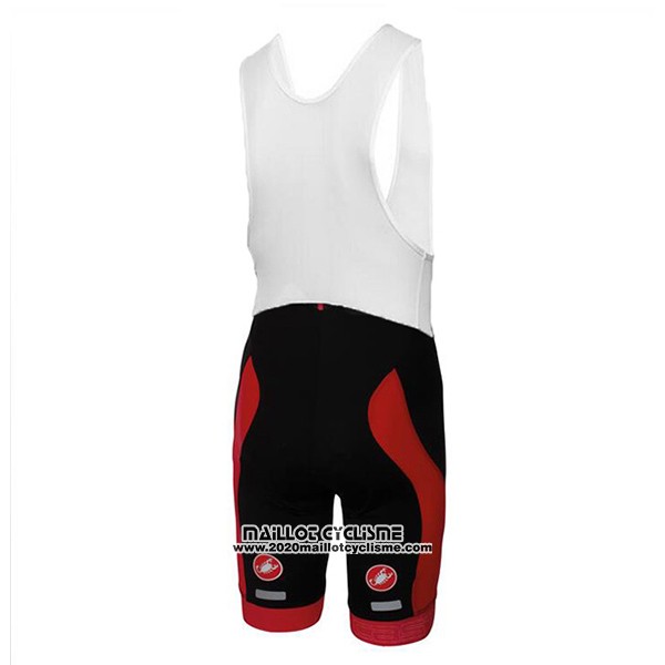 2017 Maillot Ciclismo Castelli Blanc Manches Courtes et Cuissard