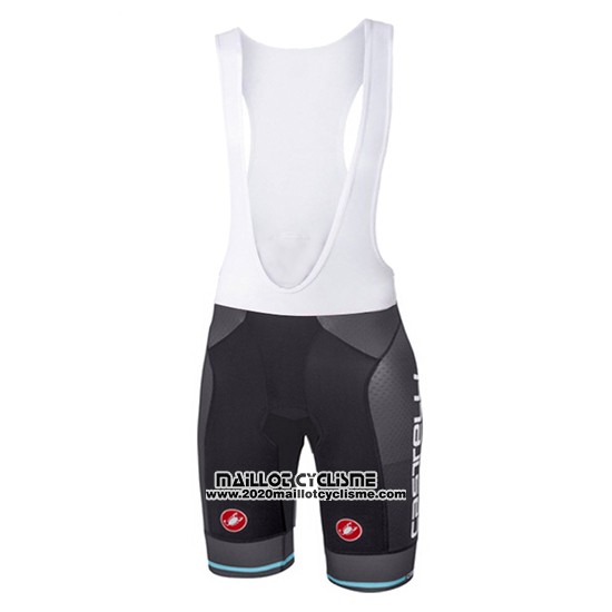 2017 Maillot Ciclismo Castelli Bleu Clair Manches Courtes et Cuissard