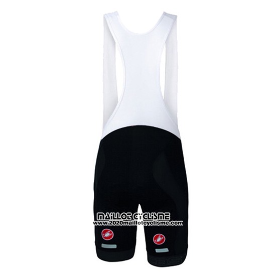 2017 Maillot Ciclismo Castelli Brillant Noir Manches Courtes et Cuissard