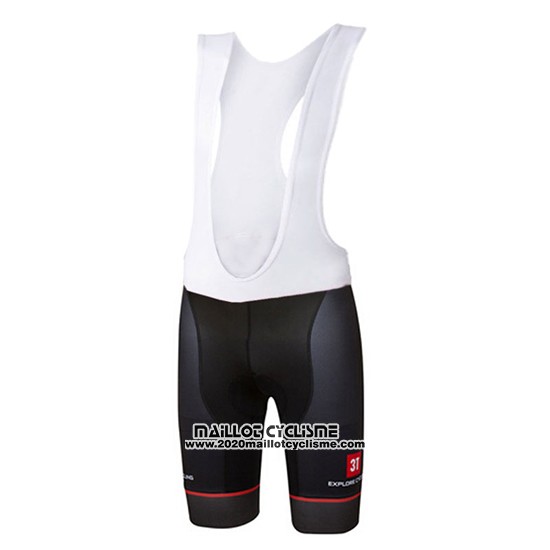 2017 Maillot Ciclismo Castelli Brillant Noir et Rouge Manches Courtes et Cuissard