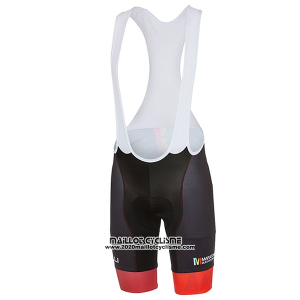 2017 Maillot Ciclismo Castelli Maratone Rouge Manches Courtes et Cuissard