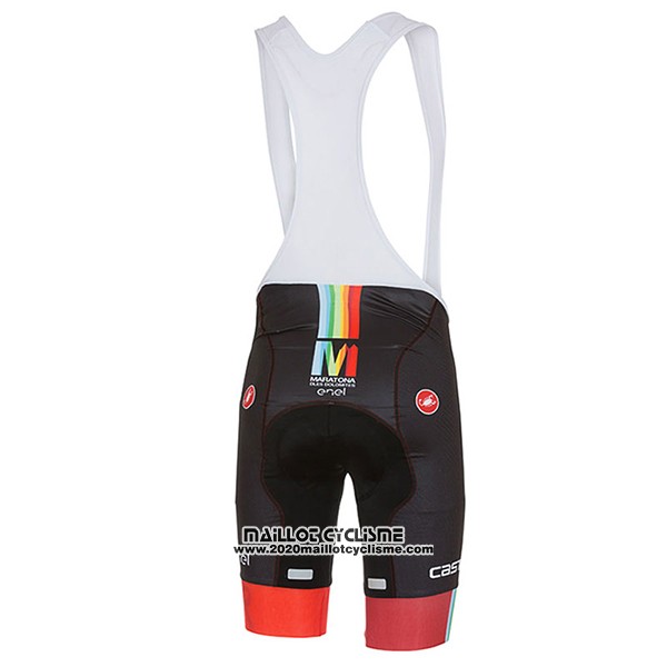 2017 Maillot Ciclismo Castelli Maratone Rouge Manches Courtes et Cuissard