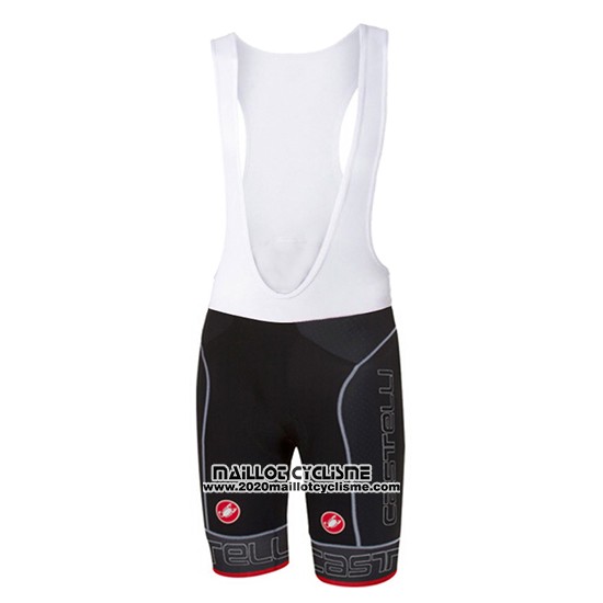 2017 Maillot Ciclismo Castelli Noir Manches Courtes et Cuissard