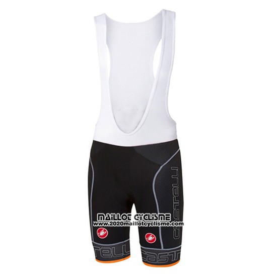 2017 Maillot Ciclismo Castelli Orange Manches Courtes et Cuissard