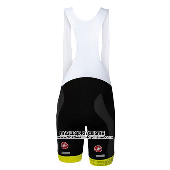 2017 Maillot Ciclismo Castelli Profond Gris Manches Courtes et Cuissard