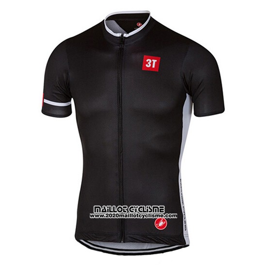 2017 Maillot Ciclismo Castelli Profond Noir Manches Courtes et Cuissard