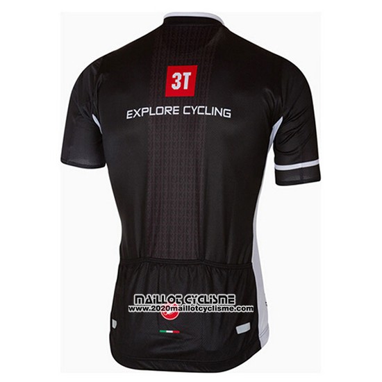 2017 Maillot Ciclismo Castelli Profond Noir Manches Courtes et Cuissard
