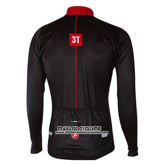 2017 Maillot Ciclismo Castelli Profond Noir Manches Longues et Cuissard
