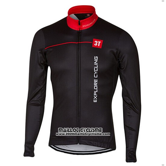 2017 Maillot Ciclismo Castelli Profond Noir Manches Longues et Cuissard