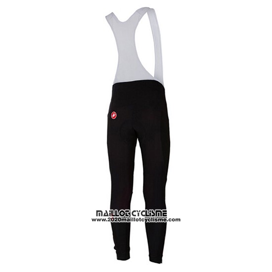 2017 Maillot Ciclismo Castelli Profond Noir Manches Longues et Cuissard