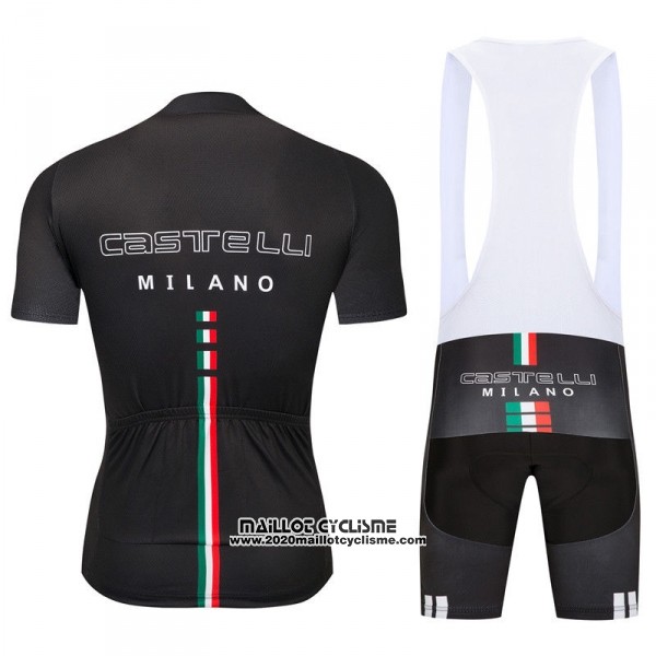 2018 Maillot Ciclismo Castelli Noir Manches Courtes et Cuissard