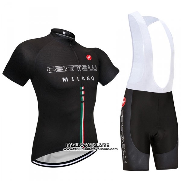 2018 Maillot Ciclismo Castelli Noir Manches Courtes et Cuissard