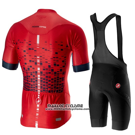 2019 Maillot Ciclismo Castelli Climber's 2.0 Rouge Manches Courtes et Cuissard