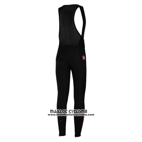 2019 Maillot Ciclismo Castelli Puro 3 Bleu Noir Manches Longues et Cuissard