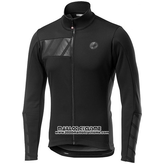 2019 Maillot Ciclismo Castelli Raddoppia 2 Noir Manches Longues et Cuissard