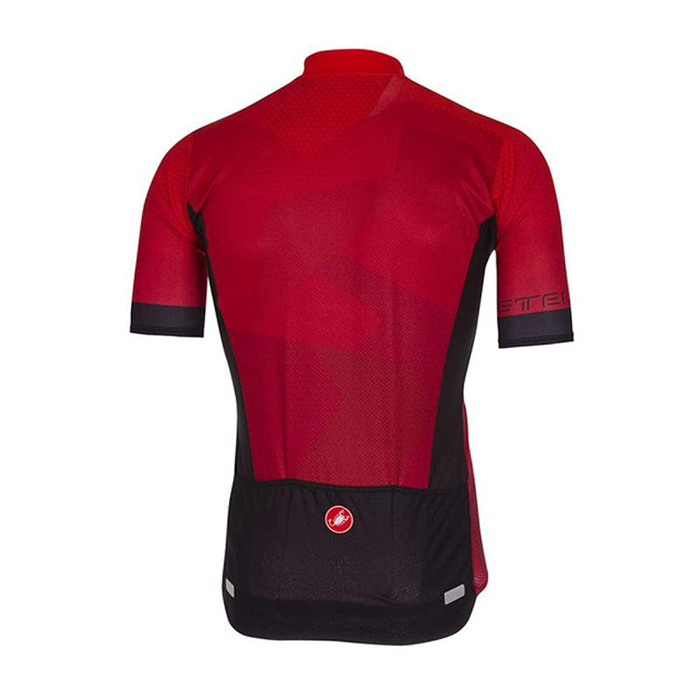 2020 Maillot Cyclisme Castelli Rouge Manches Courtes et Cuissard