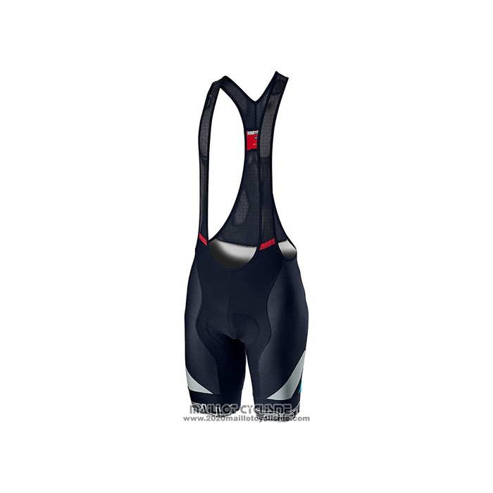 2021 Maillot Cyclisme Castelli Lumiere Bleu Manches Courtes et Cuissard
