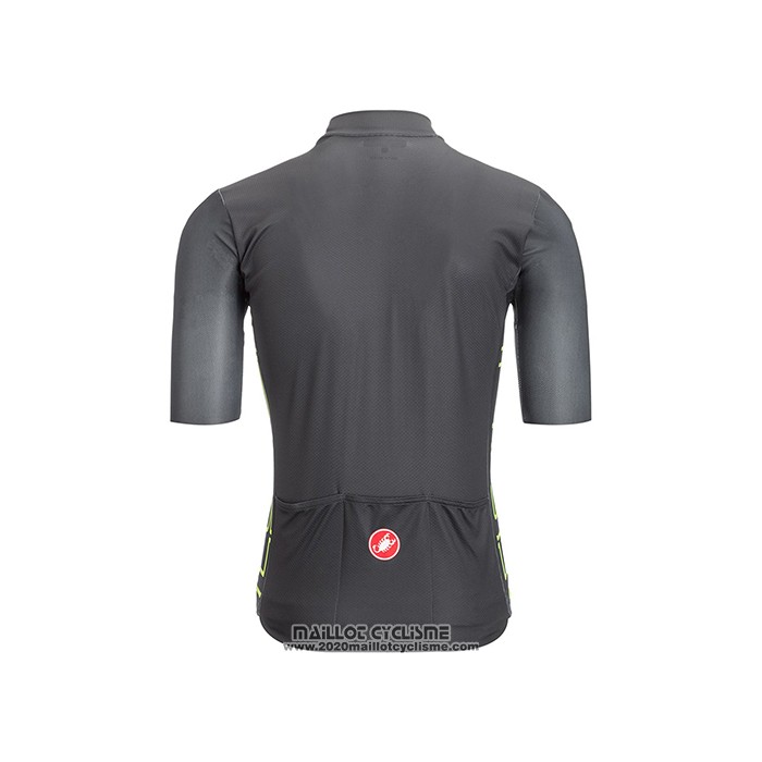 2021 Maillot Cyclisme Castelli Noir Manches Courtes et Cuissard