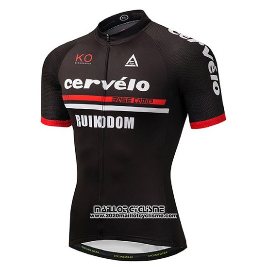 2018 Maillot Ciclismo Cervelo Noir Manches Courtes et Cuissard