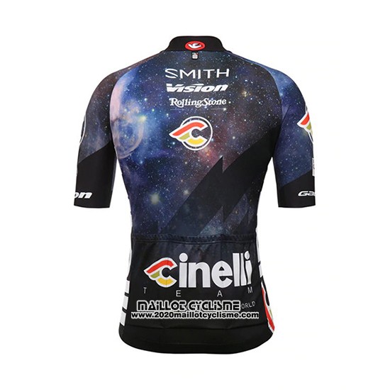 2018 Maillot Ciclismo Cinelli Noir Manches Courtes et Cuissard