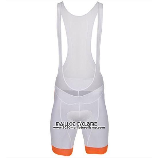 2018 Maillot Ciclismo Cipollini Easy Bianchi et Orange Manches Courtes et Cuissard