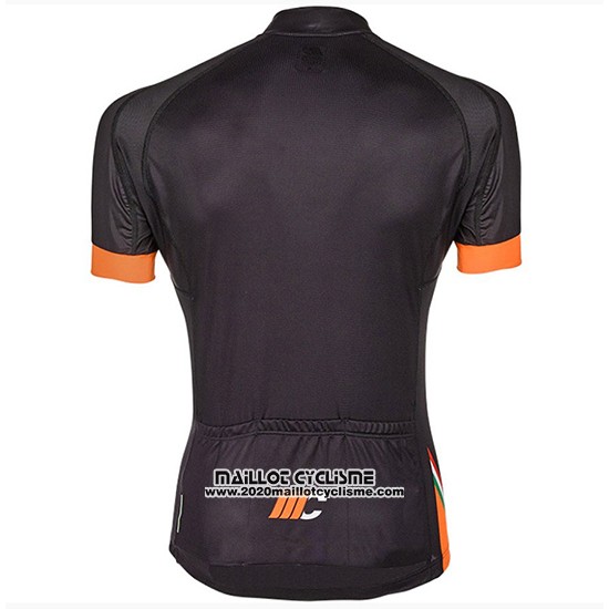 2018 Maillot Ciclismo Cipollini Easy Noir et Orange Manches Courtes et Cuissard
