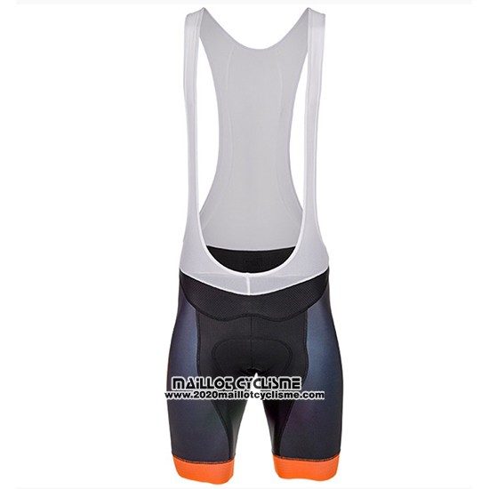 2018 Maillot Ciclismo Cipollini Easy Noir et Orange Manches Courtes et Cuissard