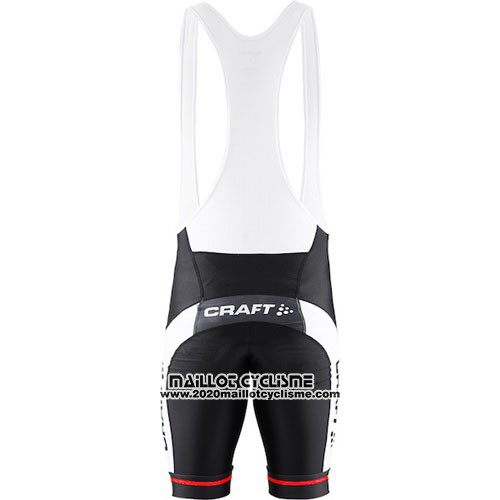 2016 Maillot Ciclismo Craft Rouge et Noir Manches Courtes et Cuissard