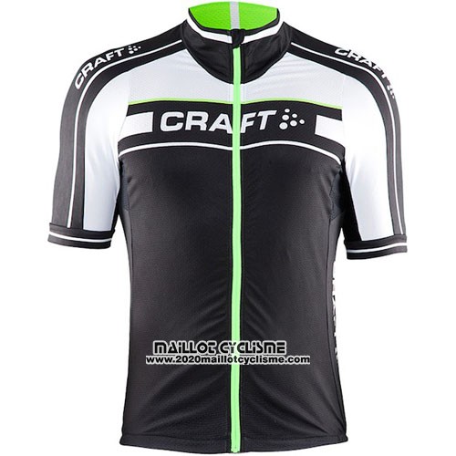 2016 Maillot Ciclismo Craft Vert et Noir Manches Courtes et Cuissard