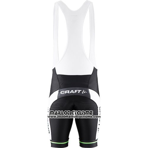 2016 Maillot Ciclismo Craft Vert et Noir Manches Courtes et Cuissard