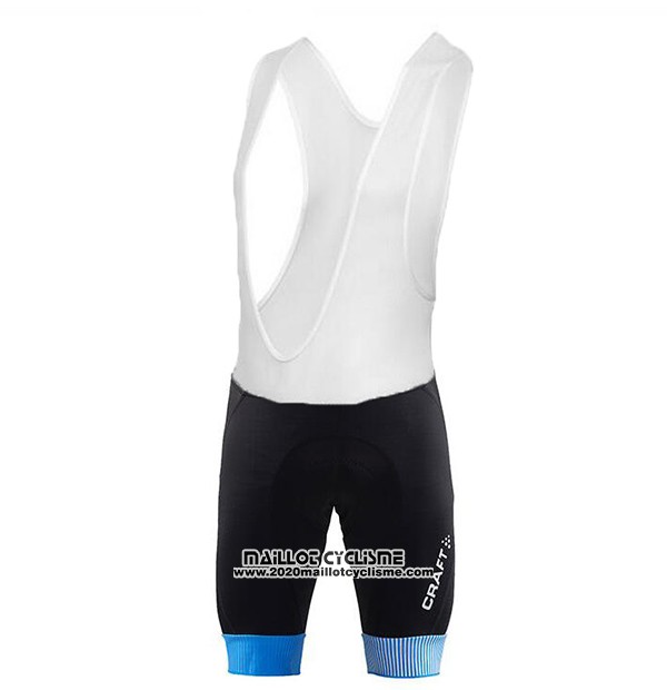 2017 Maillot Ciclismo Craft Bleu Manches Courtes et Cuissard