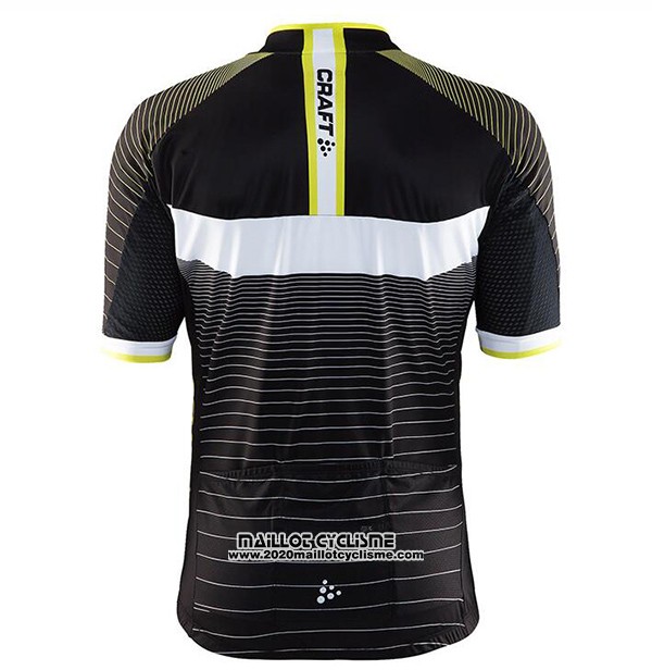 2017 Maillot Ciclismo Craft Noir Manches Courtes et Cuissard