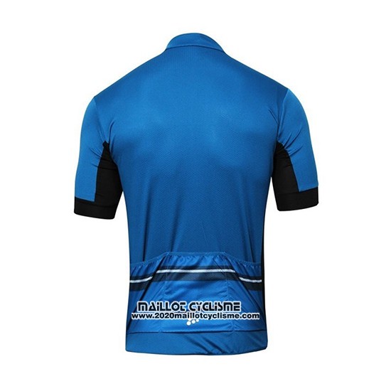 2018 Maillot Ciclismo Craft Bleu Manches Courtes et Cuissard