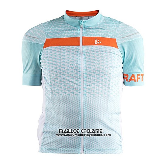 2018 Maillot Ciclismo Craft Route Lumiere Bleu Manches Courtes et Cuissard