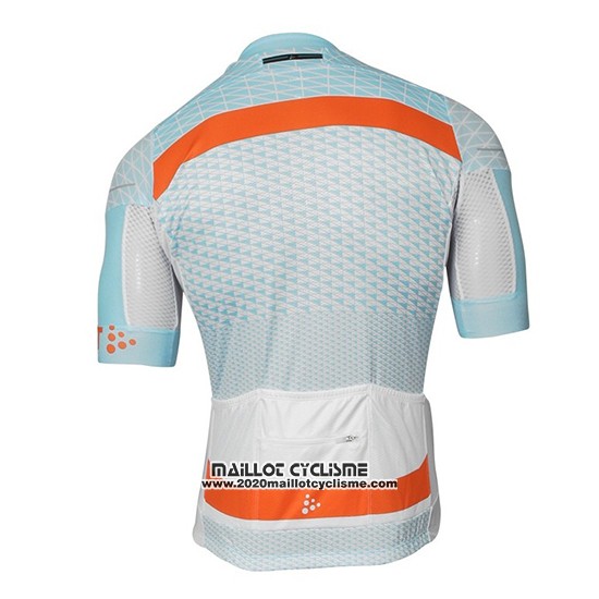 2018 Maillot Ciclismo Craft Route Lumiere Bleu Manches Courtes et Cuissard