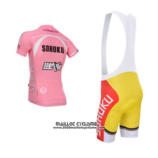 2014 Maillot Ciclismo Fox Cyclingbox Fuchsia Manches Courtes et Cuissard