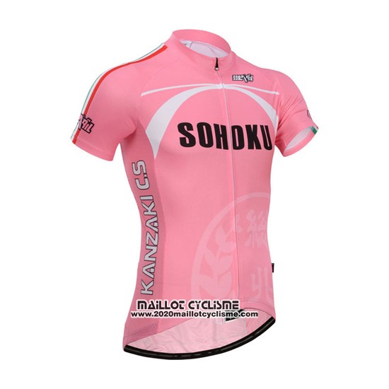 2014 Maillot Ciclismo Fox Cyclingbox Fuchsia Manches Courtes et Cuissard
