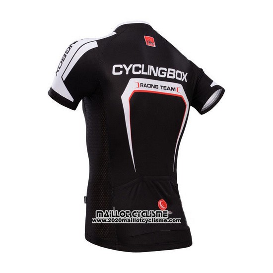 2014 Maillot Ciclismo Fox Cyclingbox Profond Noir Manches Courtes et Cuissard