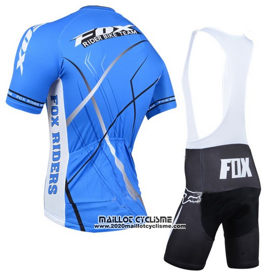 2014 Maillot Ciclismo Fox Azur Manches Courtes et Cuissard