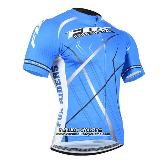 2014 Maillot Ciclismo Fox Azur Manches Courtes et Cuissard