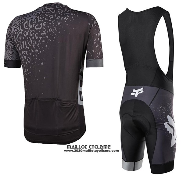 2017 Maillot Ciclismo Fox Ascent Comp Gris Manches Courtes et Cuissard