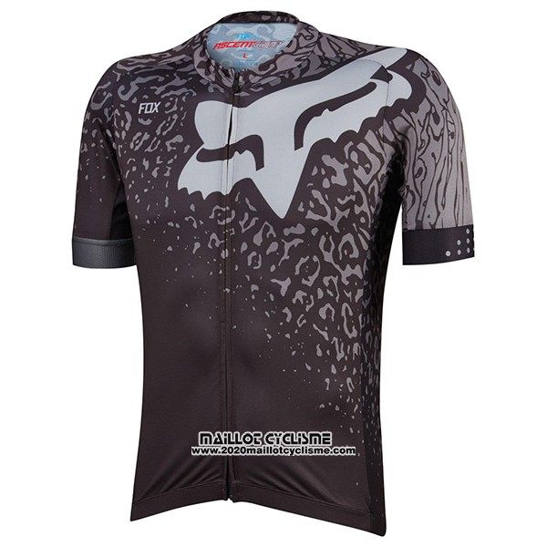 2017 Maillot Ciclismo Fox Ascent Comp Gris Manches Courtes et Cuissard