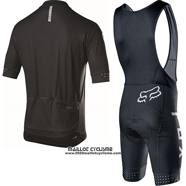 2017 Maillot Ciclismo Fox Ascent Comp Noir Manches Courtes et Cuissard